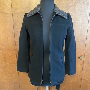 NY&CO winter zip up jacket with collar
